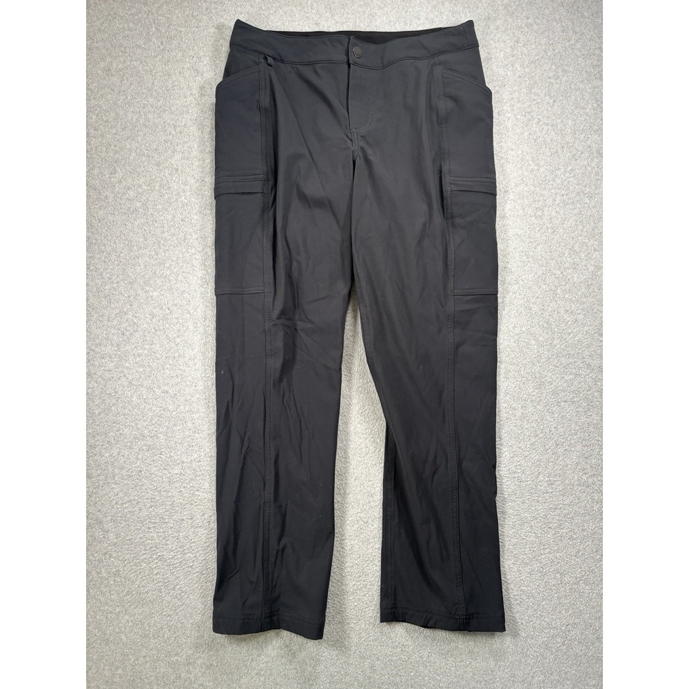 Title Nine Womens Size 10 Short Valkyrie Pants Black Outdoors Hiking Winter - Picture 2 of 16